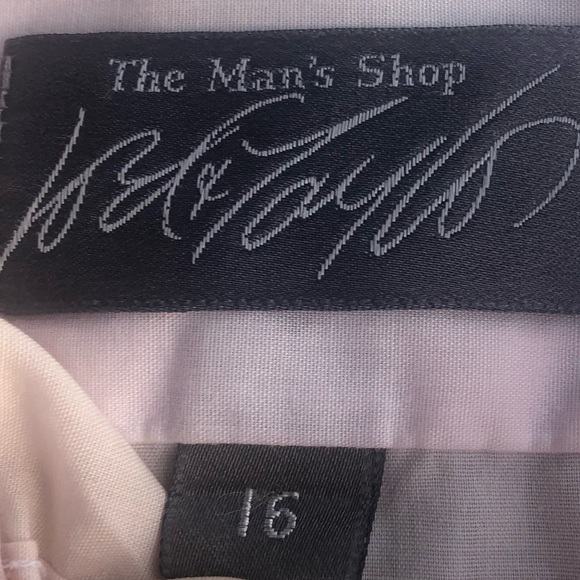 Lord & Taylor Light Pink Short Sleeve Button Down - Picture 7 of 8